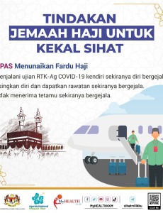 Tindakan Jemaah Haji Untuk Kekal Sihat Selepas Menunaikan Fardu Haji